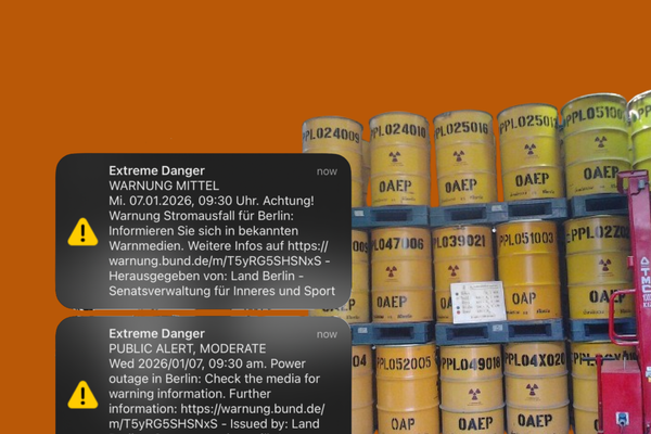 How an Arson Attack Caused Safety-Critical Failures at Berlin Nuclear Waste Facility