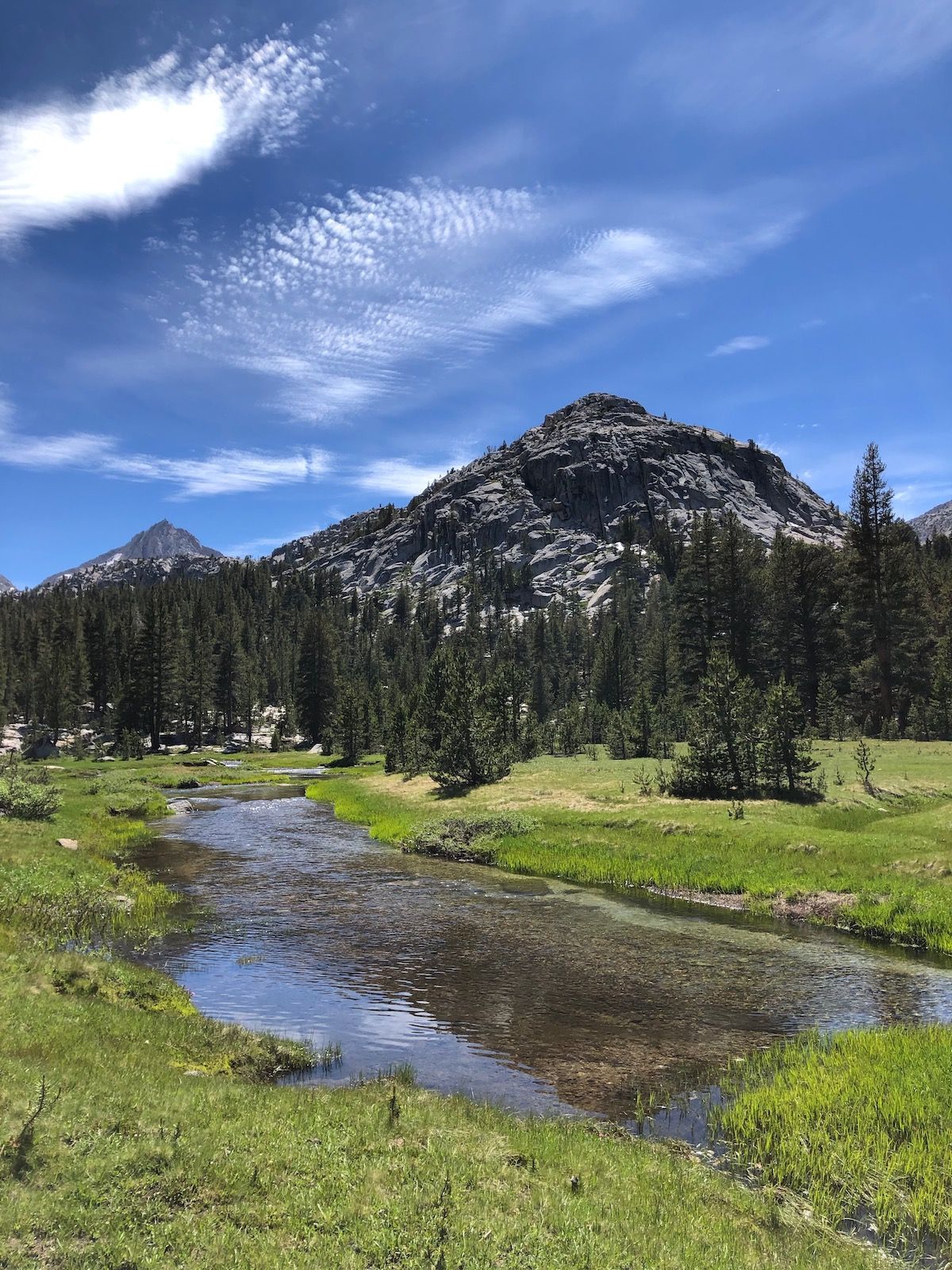 Views before Rose Lake.
