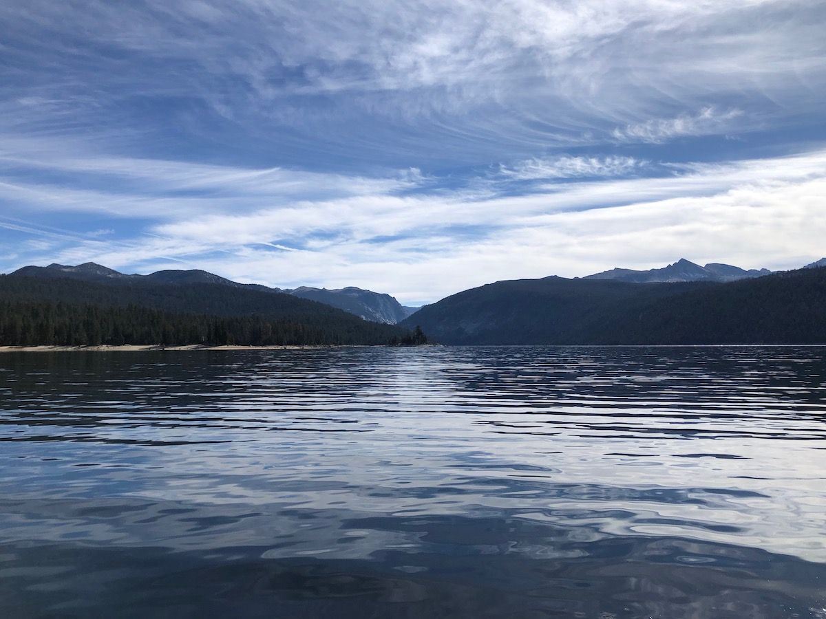 A calm morning at Lake Edison.