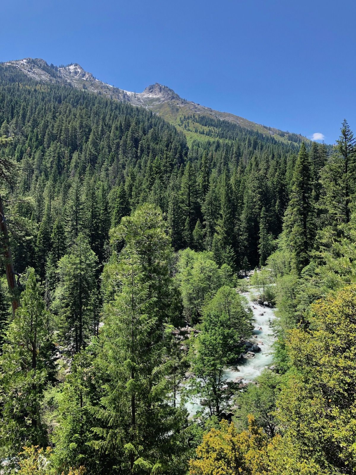 Backpacking in the Trinity Alps offers some spectacular views. 