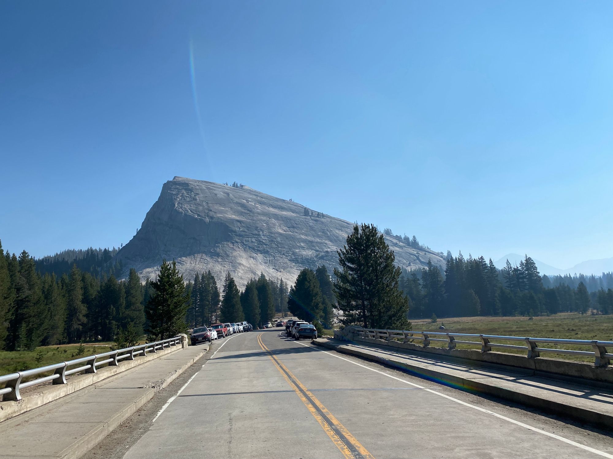 A large granite dome.