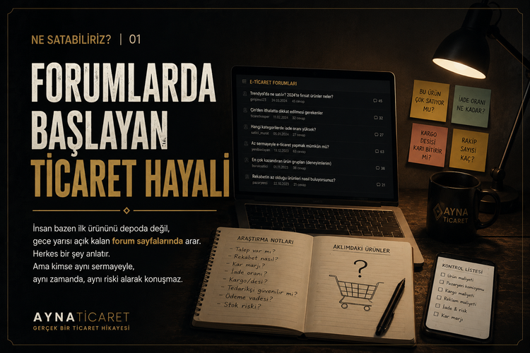 C - Forumlarda Başlayan Ticaret Hayali | 1. Ne Satabiliriz? | BÖLÜM I — TİCARETİN İÇİNE GİRMEK
