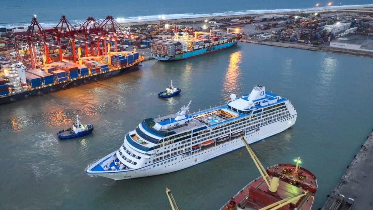Port of Cotonou, Benin.