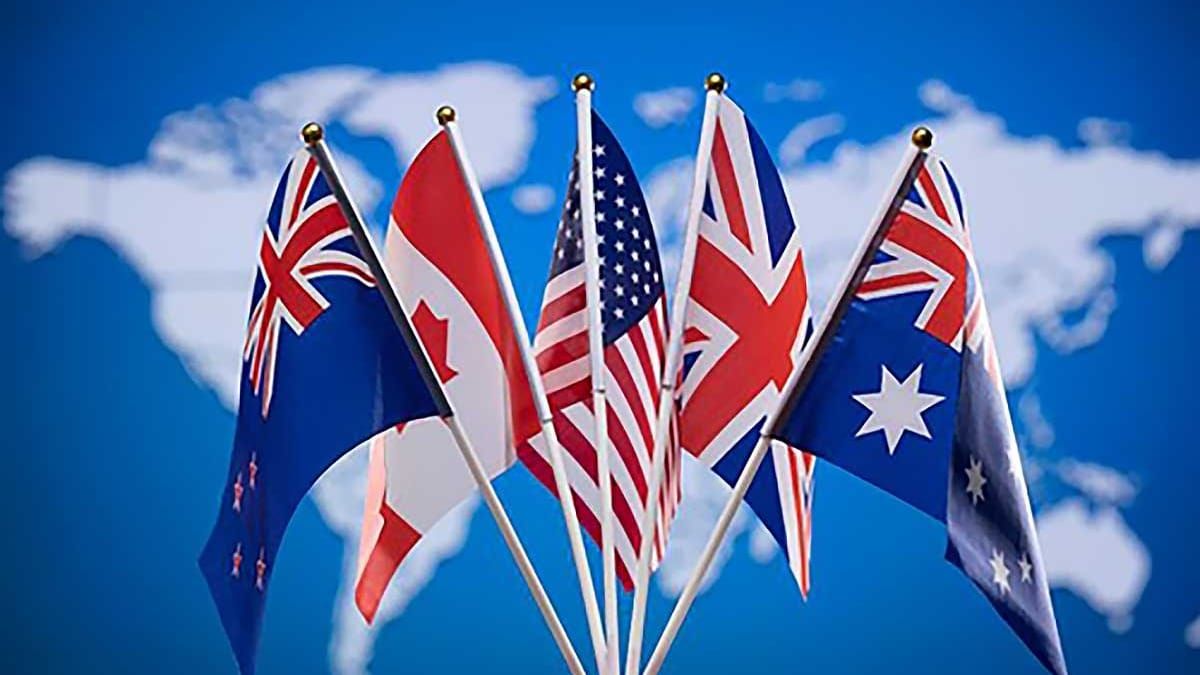 Five Eyes flags