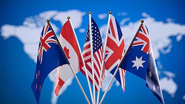 Five Eyes flags