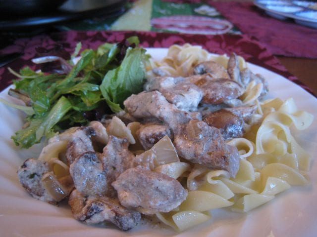 Beef Stroganoff