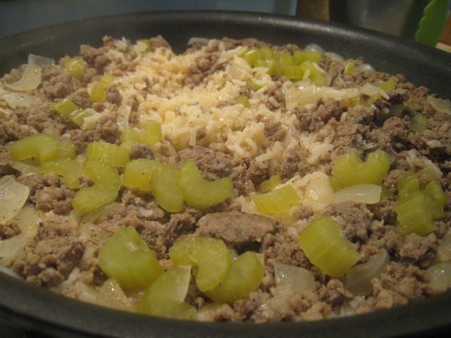 Mom's Sausage and Rice