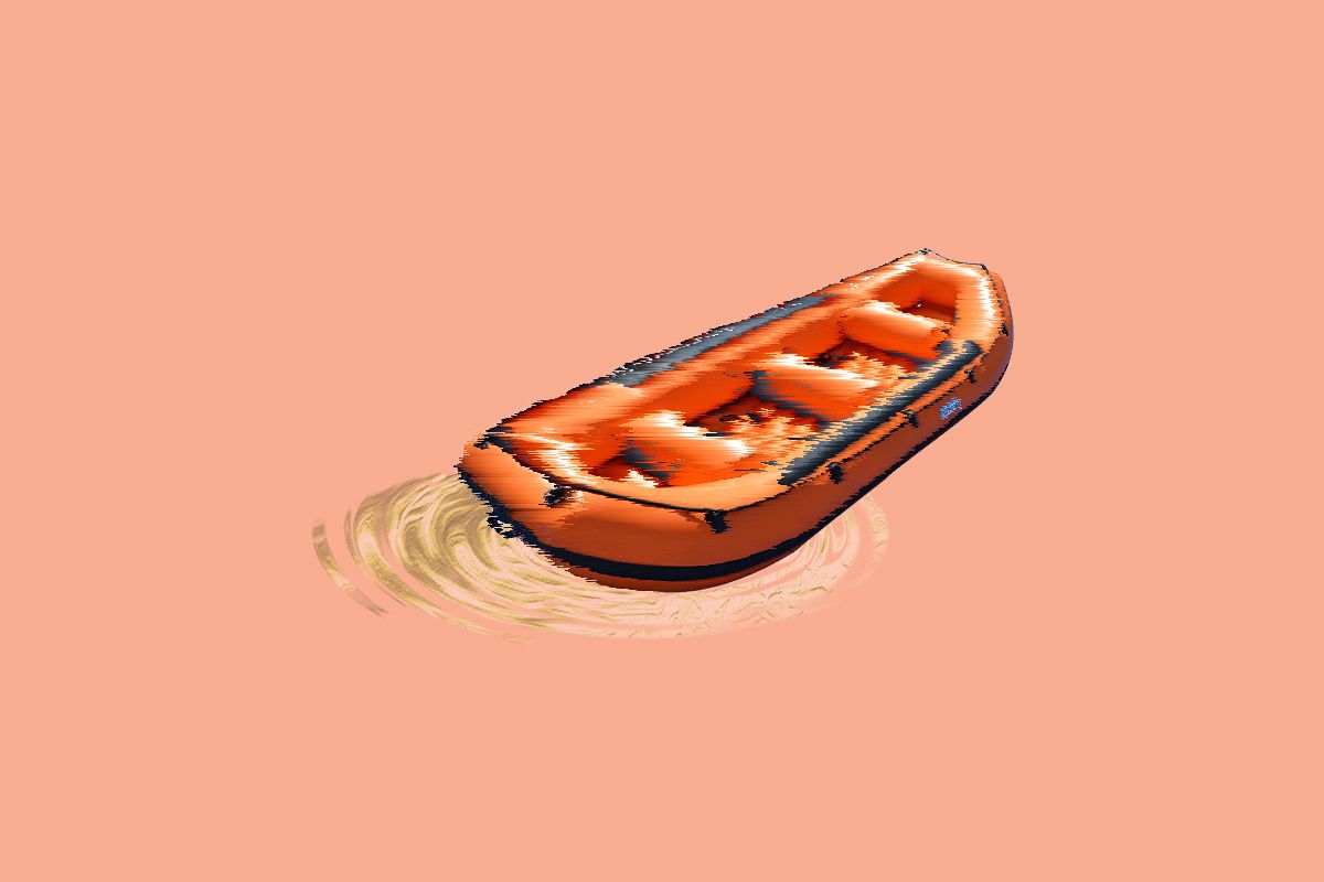 Floating away