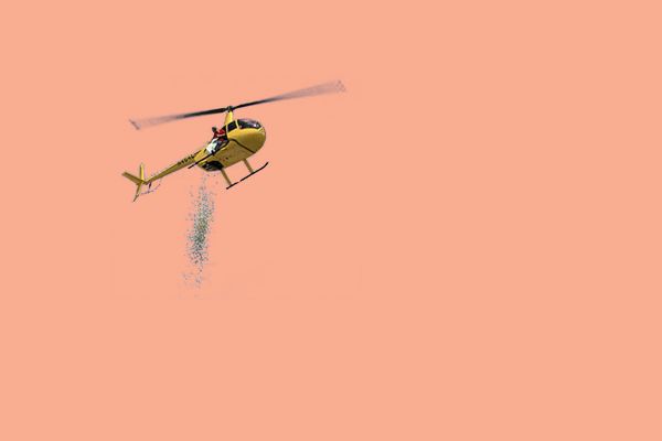 Ryan Sheckler's Red Bull helicopter ball drop