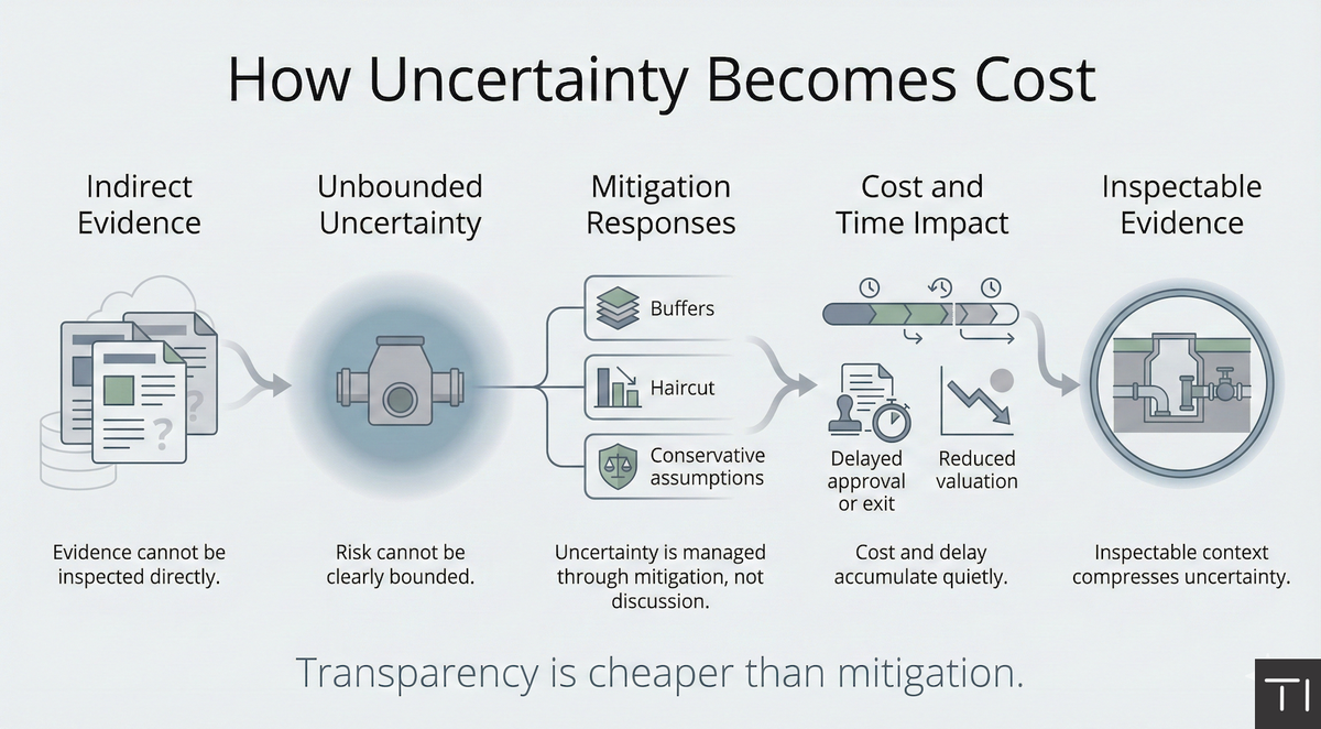 Why Uncertainty Gets Priced In, Not Talked Away