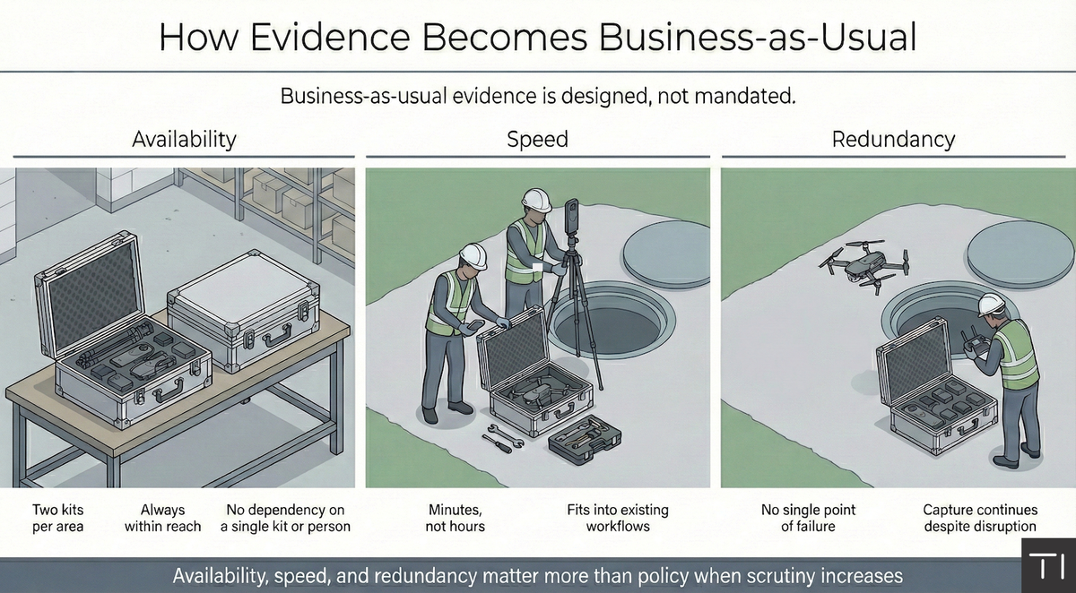 How Evidence Becomes Business-as-Usual