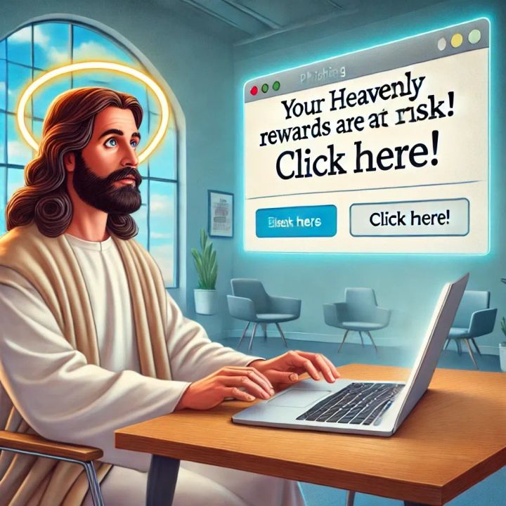 Would Jesus Click That Suspicious Link? A Divine Take on Phishing Scams