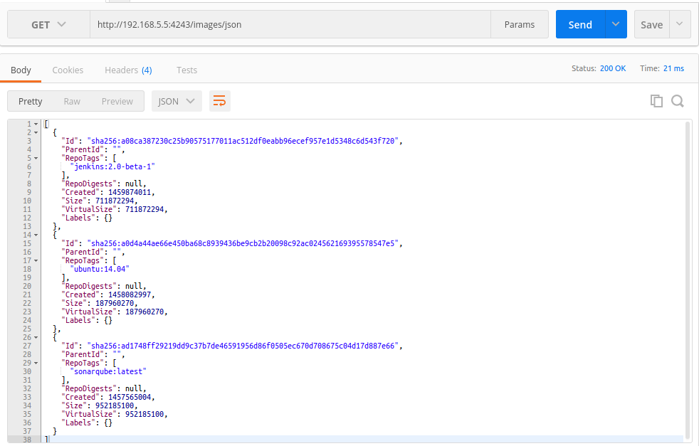 enable docker remote API