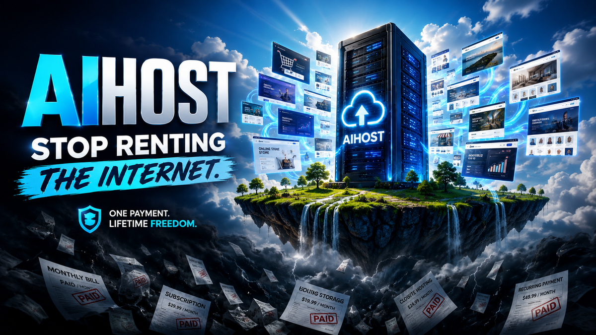 🚀Lifetime Hosting + Claude 5 + 100 Premium AIs (No Monthly!)😱