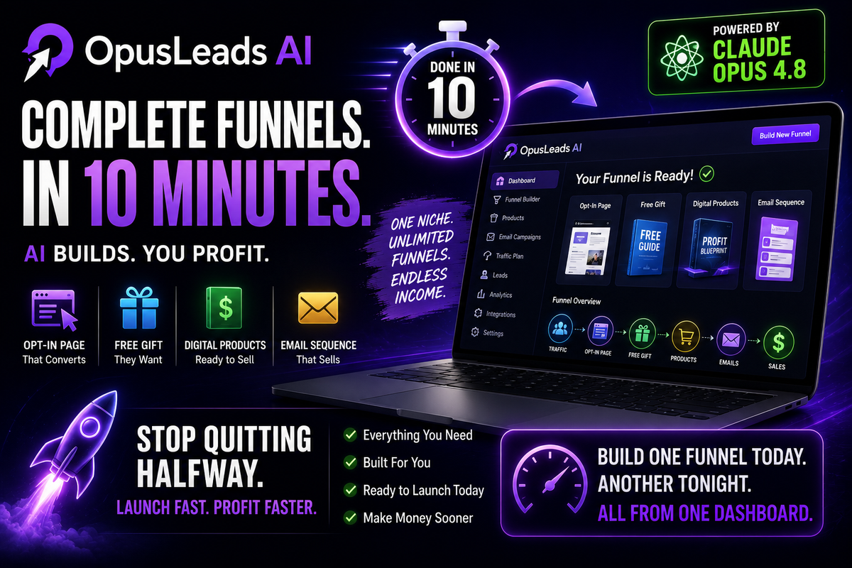 From One Niche Idea To A Ready-To-Sell Funnel In Minutes