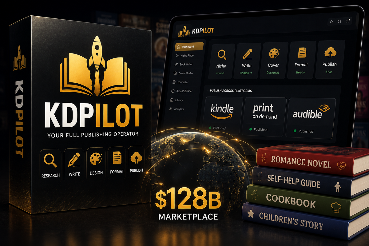 It researched the niche, wrote the book, and published it while I watched
