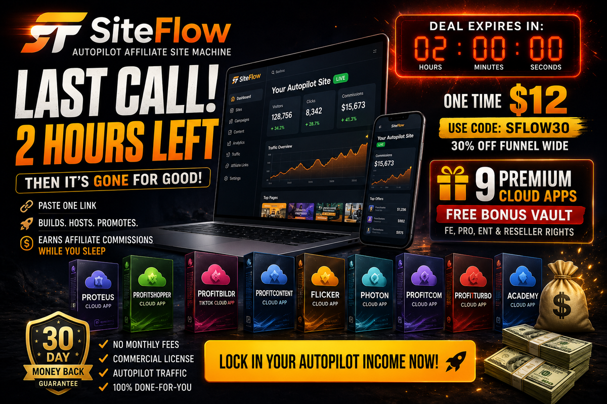 In 2 hours your autopilot income machine is gone