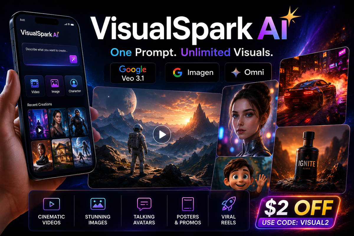 ⚡ Veo 3.1 + Imagen + Omni… All In One Place