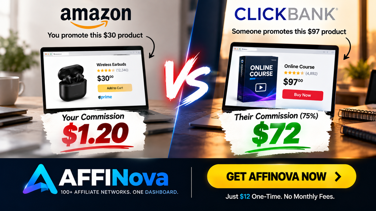 Amazon pays you 4%. Here's what 75% looks like.