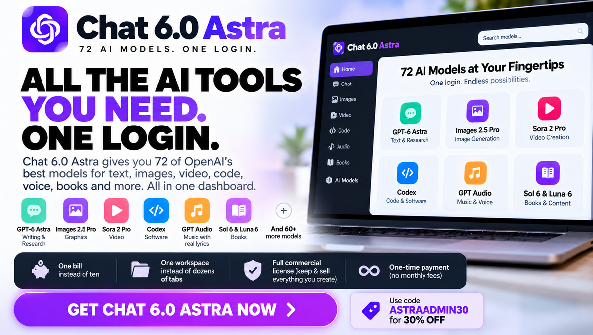 🤖 72 AI models, one login