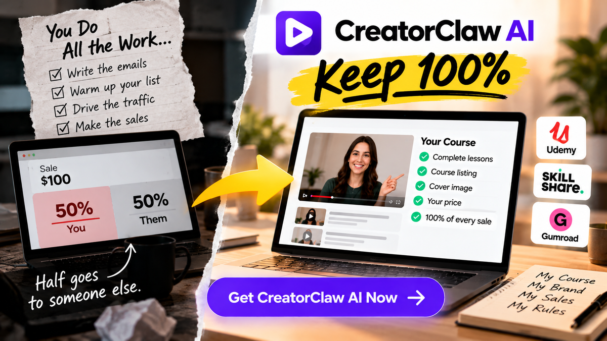 100% of every sale, not 75, not 50