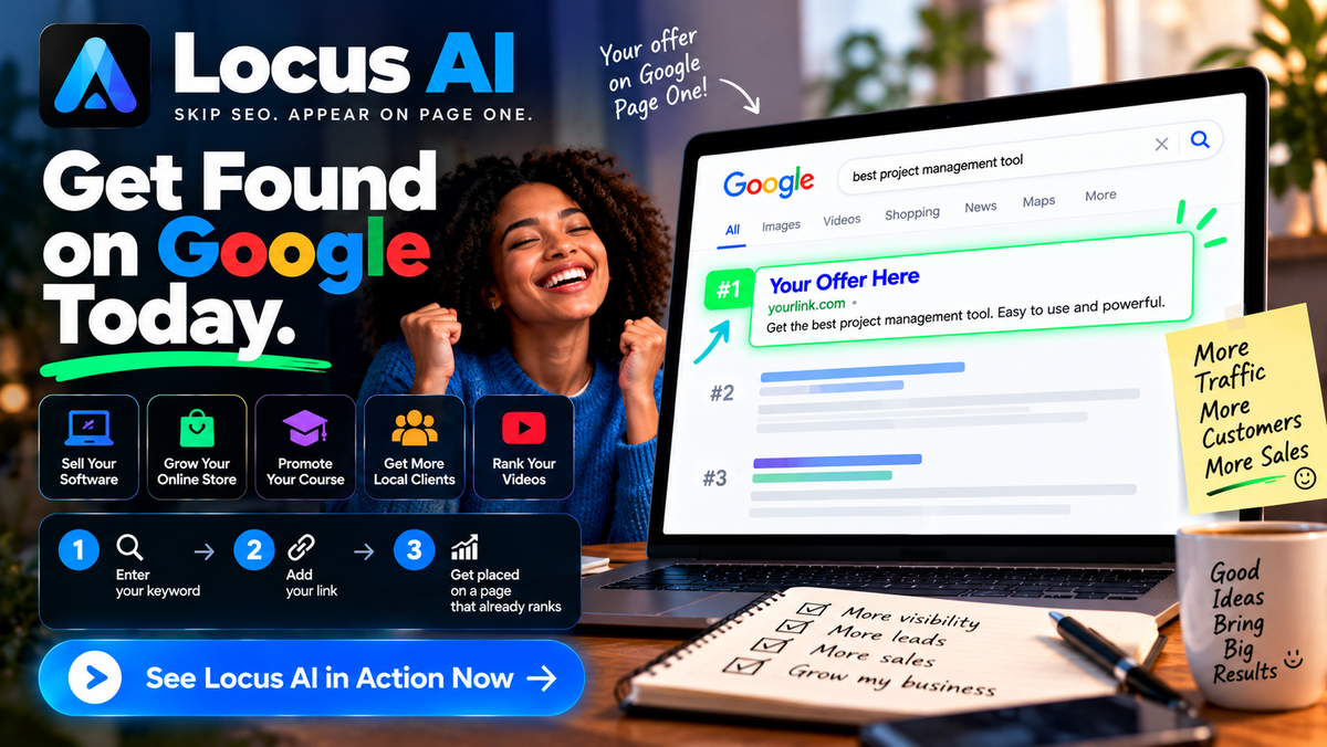 Picture your offer on Google’s first page tomorrow