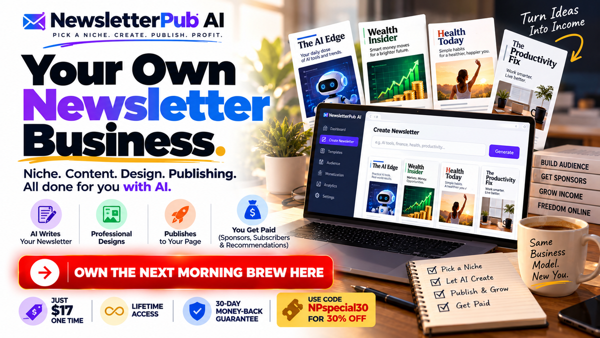 Morning Brew was just an email (it sold for $75M)