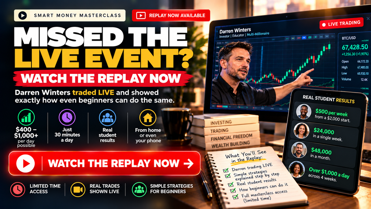 REPLAY: Darren's investing masterclass, for a limited time
