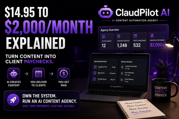 $14.95 to $2,000/month explained…