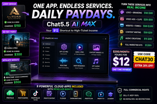 Turn Chat5.5 AI Max into a solo agency (real numbers inside)