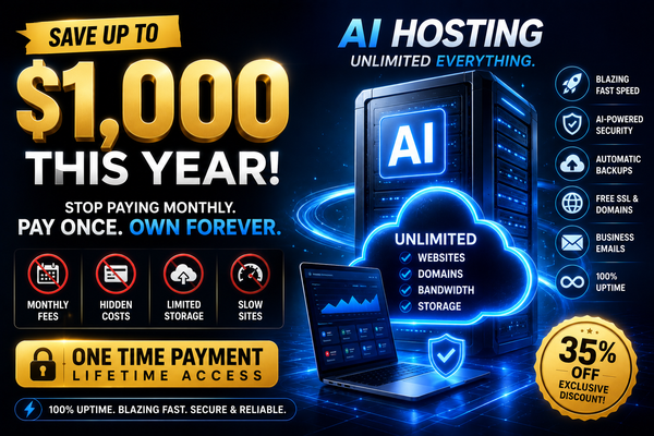 One payment. 100 websites. AI handles everything else. (This is a thing now)