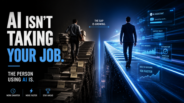 AI Won't Take Your Job — But Someone Using AI Will
