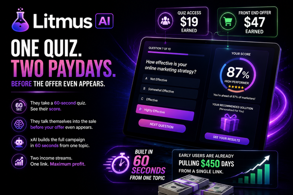 One link. Two payouts. Zero pitching. Live now