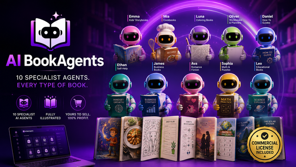 You just got a team of 10 book specialists and each one is trained for a different job