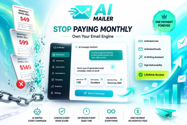 Stop renting your email platform. Own it forever.