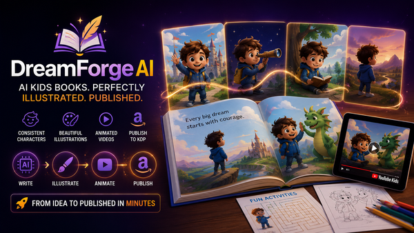 Then it animated the book into a YouTube Kids video and my jaw dropped
