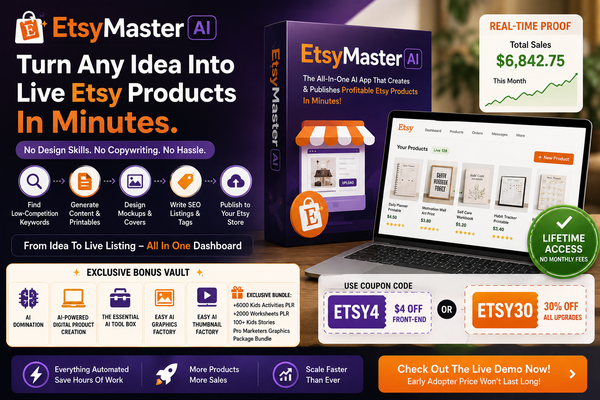Complete Etsy digital store on complete autopilot