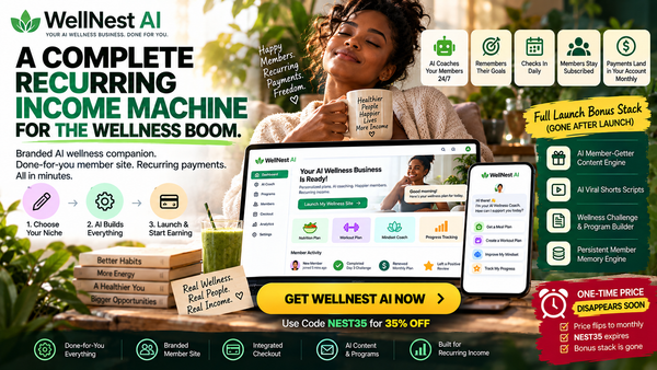 You are 3 clicks away from recurring income and the window is almost shut
