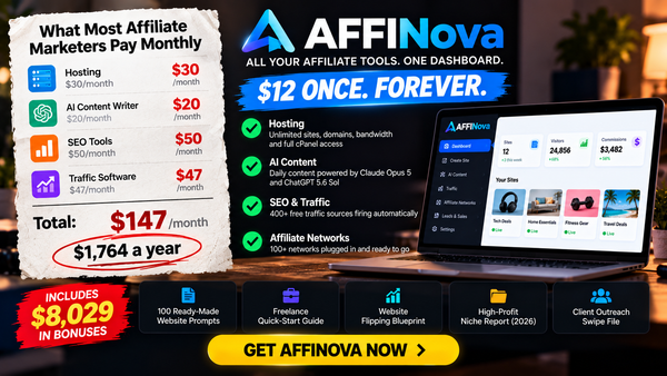What if you never paid for hosting or content or traffic tools again?