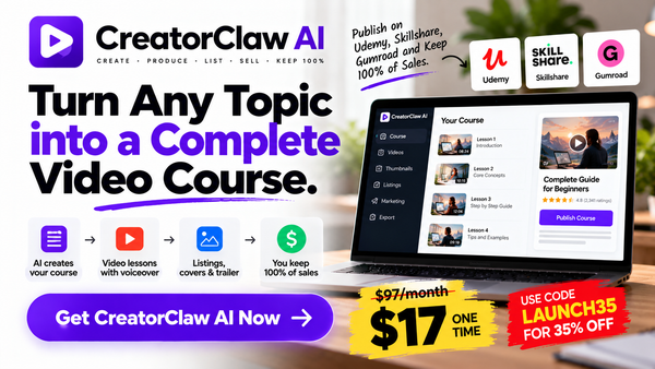 You don’t need an audience to sell a course