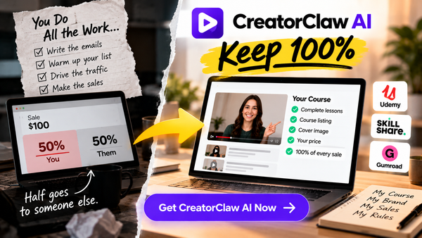 100% of every sale, not 75, not 50