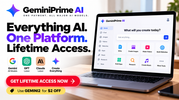 Lifetime GeminiPrime access is still sitting at the launch price