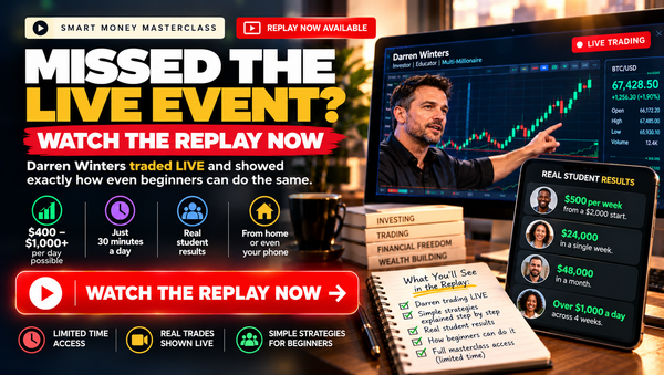 REPLAY: Darren's investing masterclass, for a limited time
