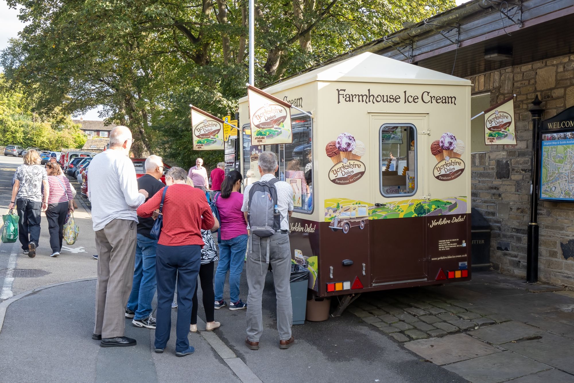 Small farmhouse Ice Cream van in Skipton