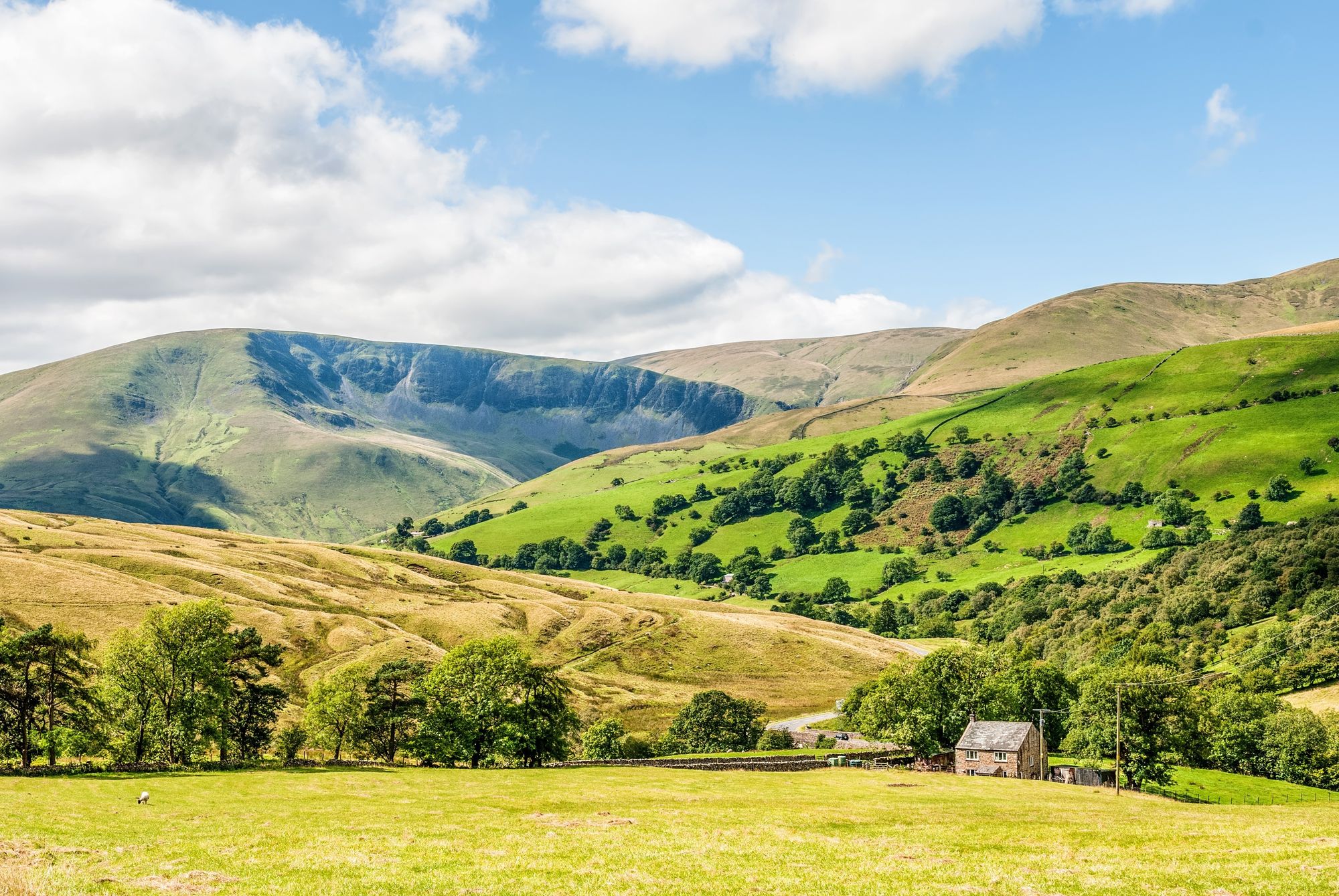 The rolling hills of the Yorkshire Dales