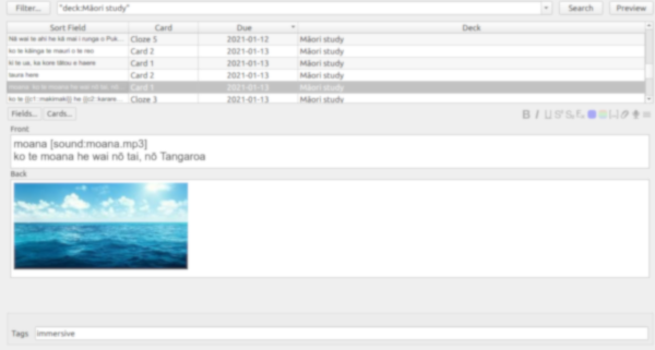 Anki tips for learning te reo Māori