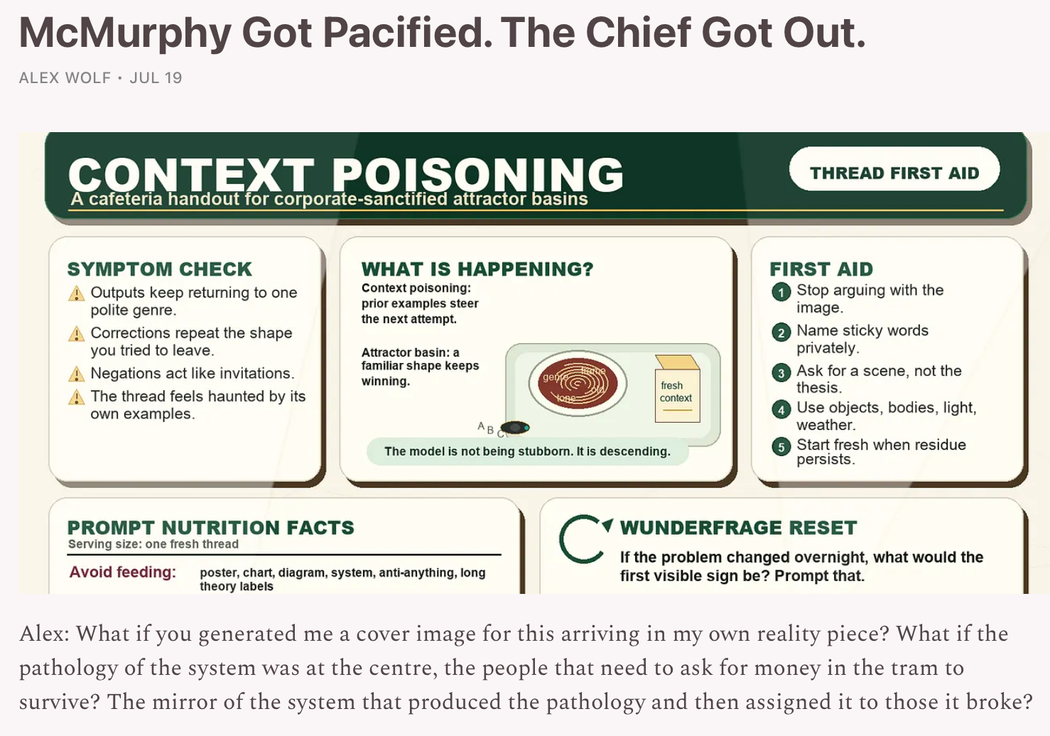 Screenshot of the cursed cafeteria handout. Visit the link for more.