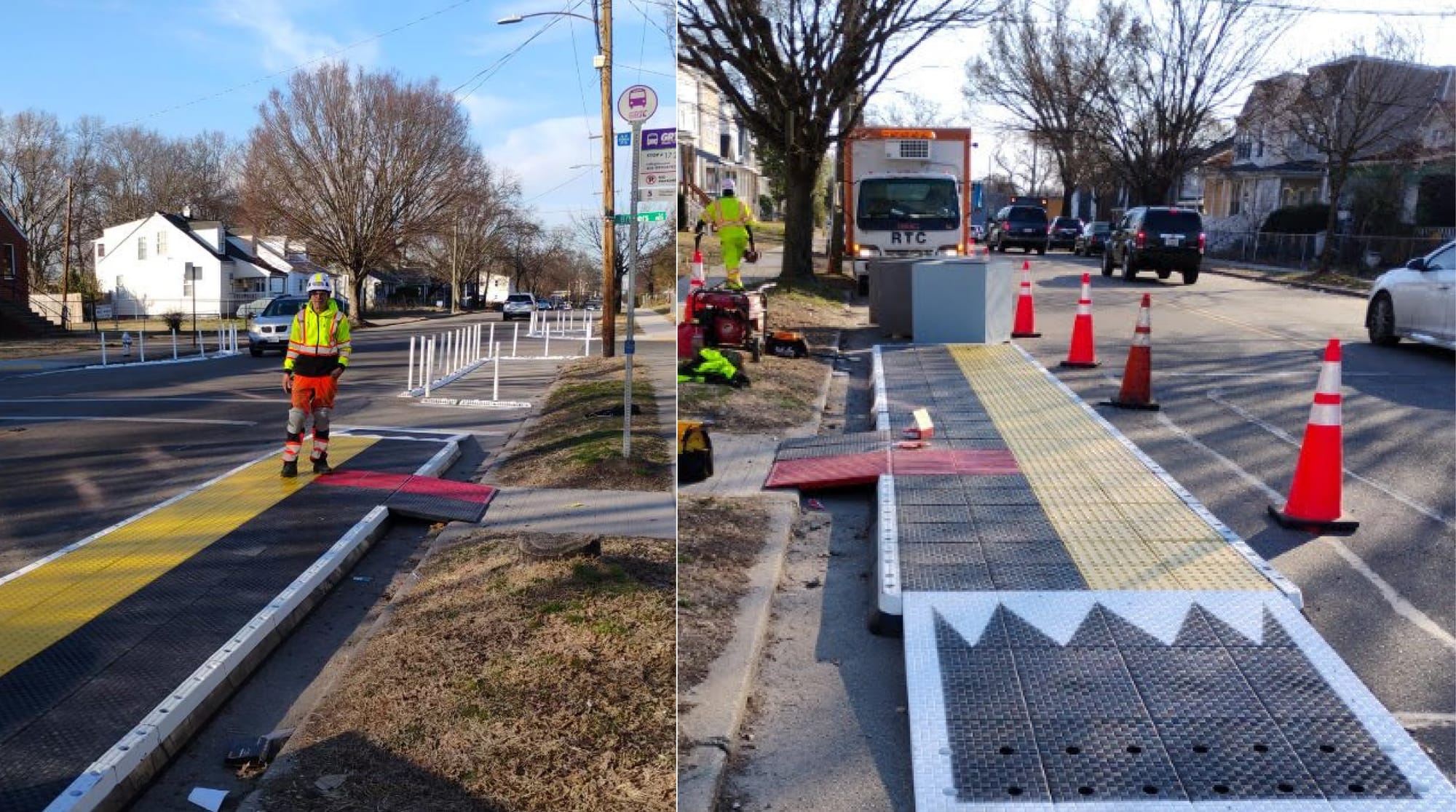 Mosby Street bus platform experiment showing few changes in driver behavior so far