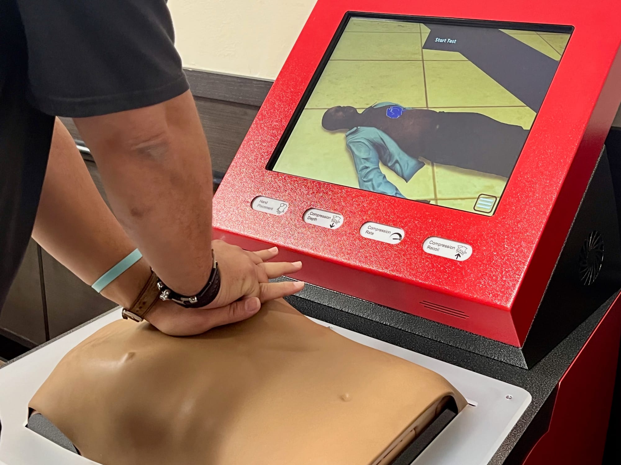 CPR training kiosk debuts in Church Hill, will rotate around the area