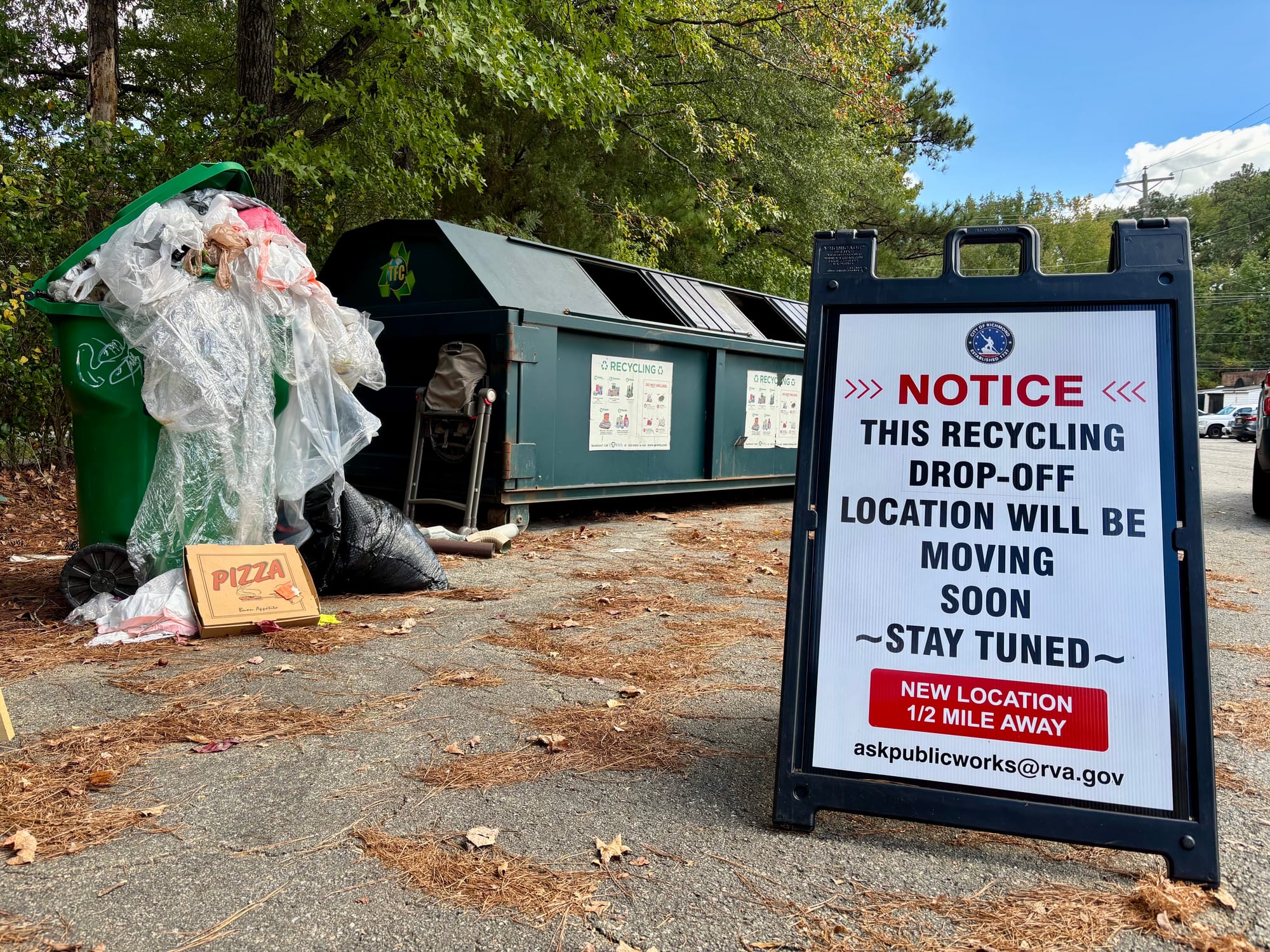South Richmond recycling site moving to new location after dumping issues